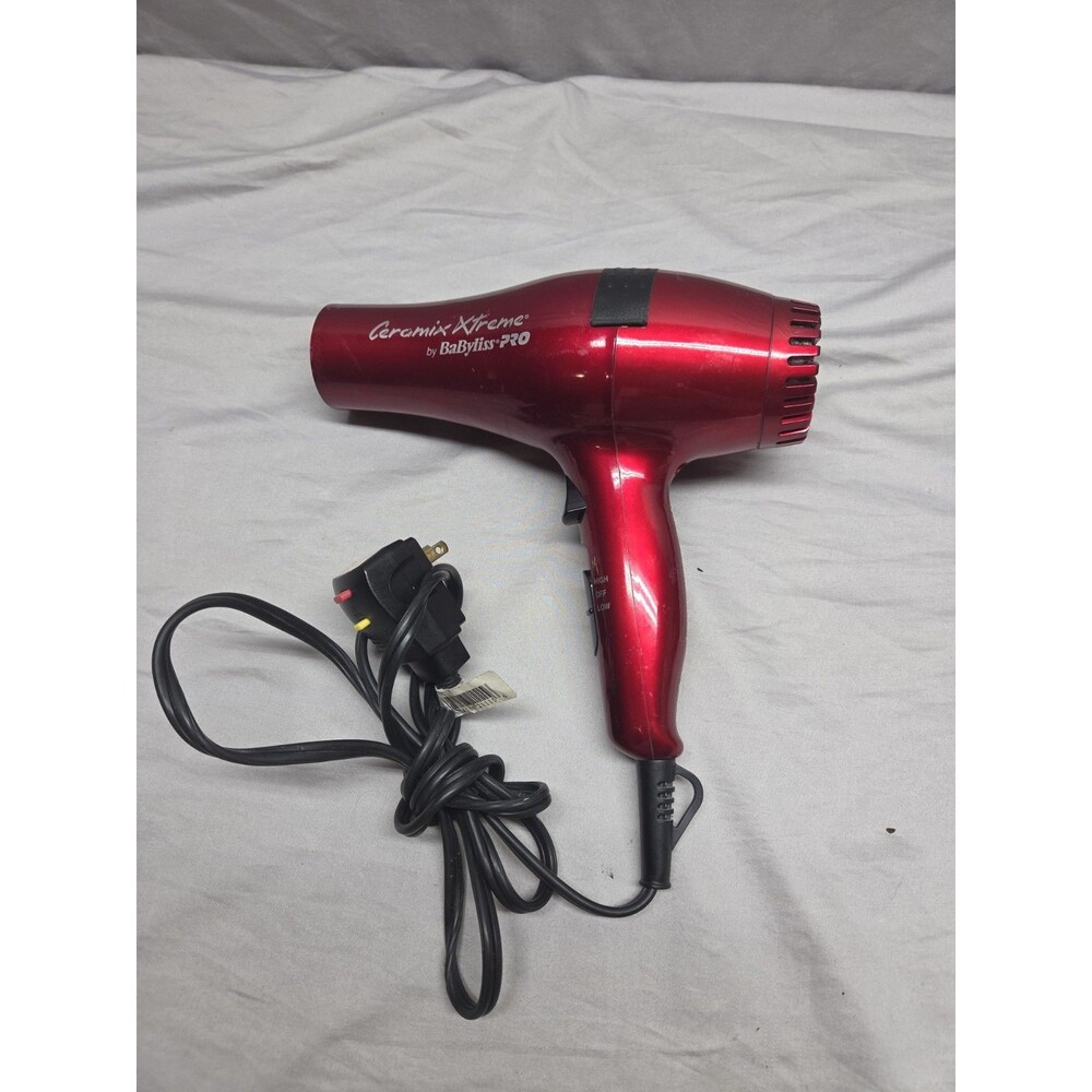 Babyliss PRO Ceramix Xtreme Professional Ceramic Hair Dryer Red Model BABR5572
